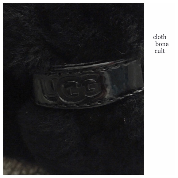 ✨New✨ UGG Black Fuzz Yeah Birkenstock-Style SLIDES - Picture 6 of 16